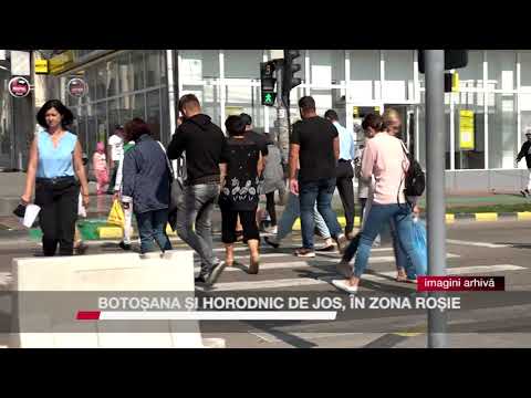 Botoșana și Horodnic de Jos, în zona roșie