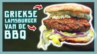 Griekse Burger Met Lam! Buiten Koken! | Etenmetnick | How To