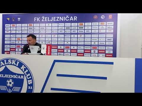 Kup BiH 2024/25, Željezničar Sarajevo - Kruševo 3-1, konferencija za štampu Željezničar