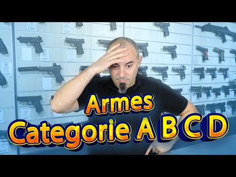 Armes Catégorie A B C D ? Qu'est ce que c'est ? comment ça marche ?