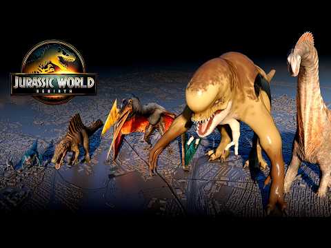 Jurassic World Rebirth - Size Comparison | D-REX Vs T-REX