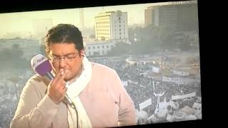 مراسل العربية يدخن على الهواء