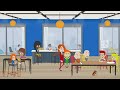 Classic Caillou Misbehaves On The First Day Of School Grounded