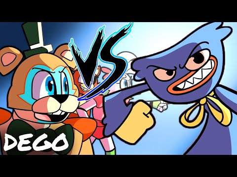 REACCION NO NOS GANARÁS RAP POPPY PLAYTIME VS FNAF CANCIÓN DEGOBOOM OFICIAL