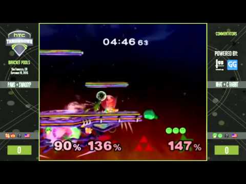 HTC Throwdown - Doubles Bracket Pools: Nhat +C Rabbit (P1, P4) vs Paws + SwaggyP (P2, P3)