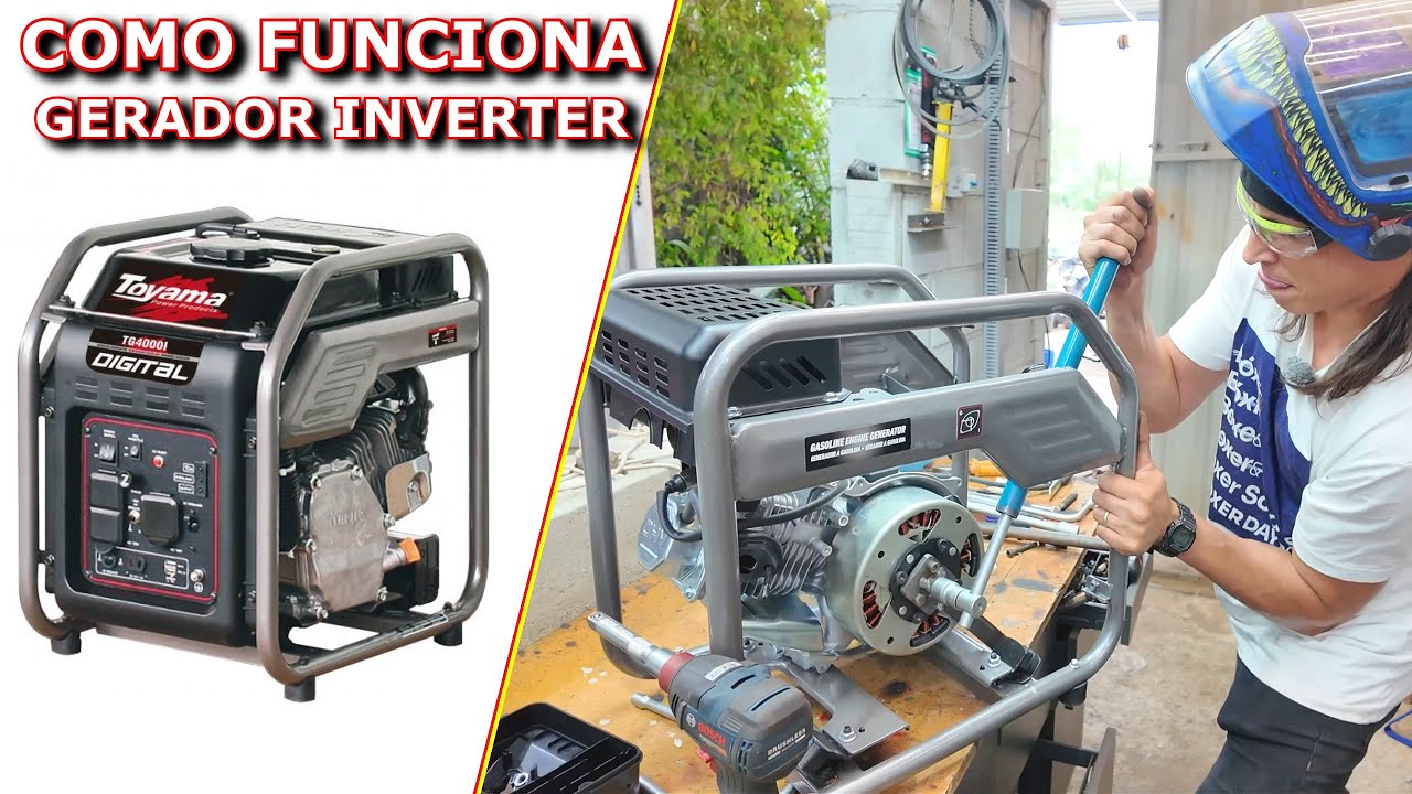 COMO FUNCIONA COMO É POR DENTRO DE UM GERADOR INVERTER