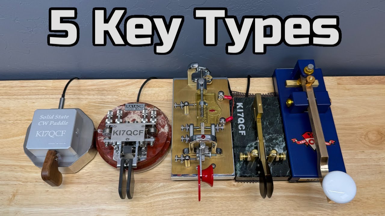 The 5 Types of Morse Code Keys