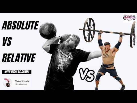 Why Relative Strength Is More Impressive Than Absolute Strength In Strongman  | With Nicolas Cambi