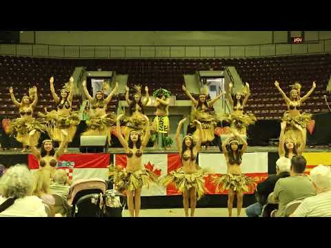 Polynesian Dance from Hawaii Favilion  in Carrasauga 2023