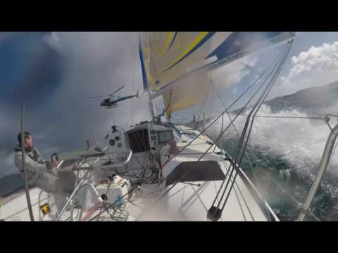 Figaro MACIF in 40 knots with Martin Le Pape