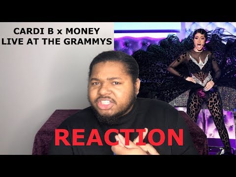 CARDI B x 'MONEY' LIVE AT THE 61st ANNUAL GRAMMYS (2019)| REACTION !!