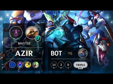 Azir Bot vs Yasuo - EUW Master Patch 9.22