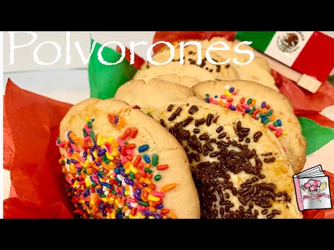 🇲🇽COMO HACER POLVORONES MEXICANOS con chispas (How to make Mexican Polvorones)