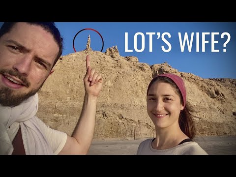 Is this the Pillar of Salt of Lot's wife ? ( in Jordan Dead Sea) 4K