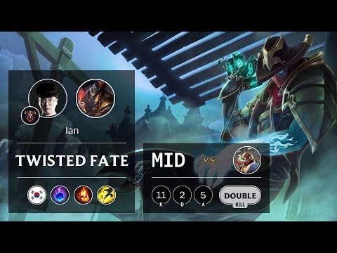 Twisted Fate Mid vs Corki - KR Grandmaster Patch 9.9