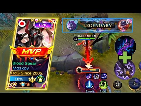 TOP GLOBAL MOSKOV NEW DEADLY BUILD! - MOSKOV BEST BUILD 2022 - MLBB