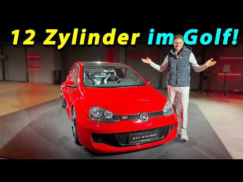 12 Zylinder in einem Golf GTI! Verrückt oder deutsche Ingenieurskunst? VW Golf GTI W12-650 Tour