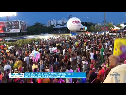 Após três anos e com novo percurso, Corso de Teresina volta a agitar os foliões 13 02 2023