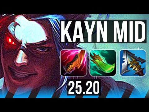 KAYN vs TALON (MID) | Dominating | EUNE Master | 25.20