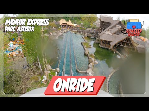 Menhir Express - Parc Astérix - Mega guter Log Flume von Hopkins | POV