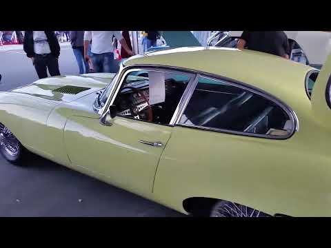 1968 Jaguar XKE 4.2 Coupe Restored 68 E Type Rare Pale Primrose & Black Leather Auto Auction $52,000