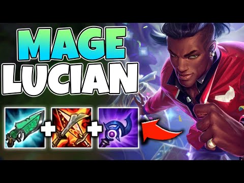 TURN HEALTH BARS TO DUST WITH FULL AP LUCIAN! ONE R DOES 5000 DAMAGE - League of Legends