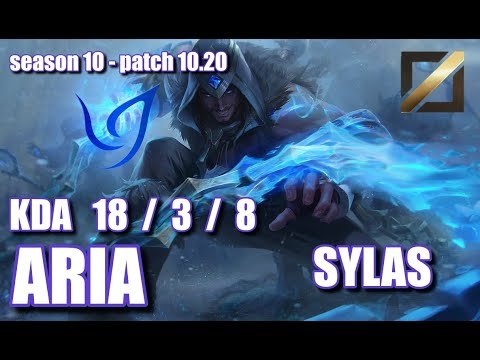 【韓国サーバー/C1】CGA Aria サイラス(Sylas) VS WE Plex ルシアン(Lucian) MID - Patch10.20 KR Ranked【LoL】