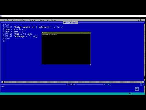 Introduction To Qbasic Programming Class 8 Thinkcomputer