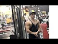 17 Year old Bodybuilder Chest Workout at Golds Gym