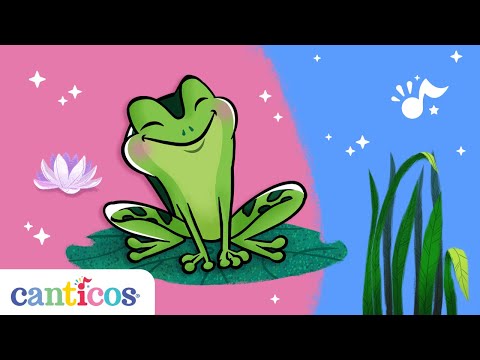 Canticos | Cucu Cantaba la rana / The Froggy Song | Aprende inglés | Educación temprana