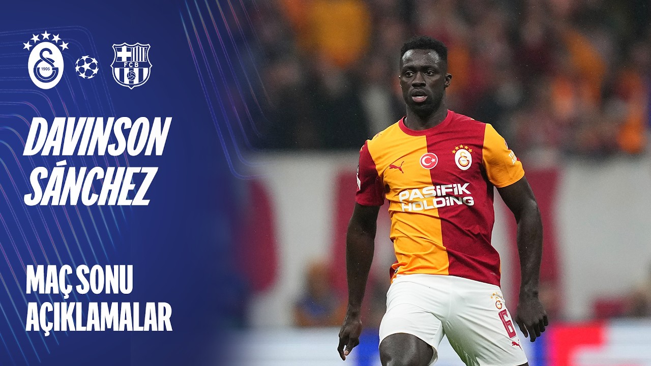 🎙️ Davinson Sánchez'den maç sonu açıklamalar #GSvFCB #UCL