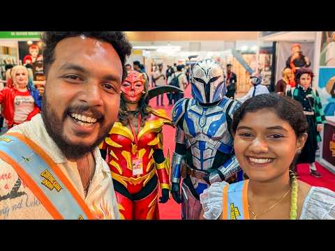 Our First time at Comic con 😍🥹