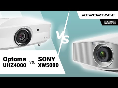 The Ultimate Laser Projector Comparison: Sony VPL-XW5000ES vs Optoma UHZ4000!