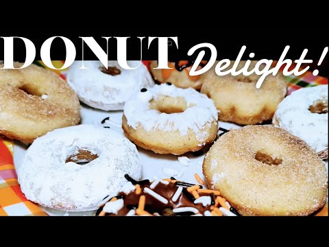 DELICIOUS 8 Minute Baked Mini Donuts Recipe | No Yeast No Frying?!
