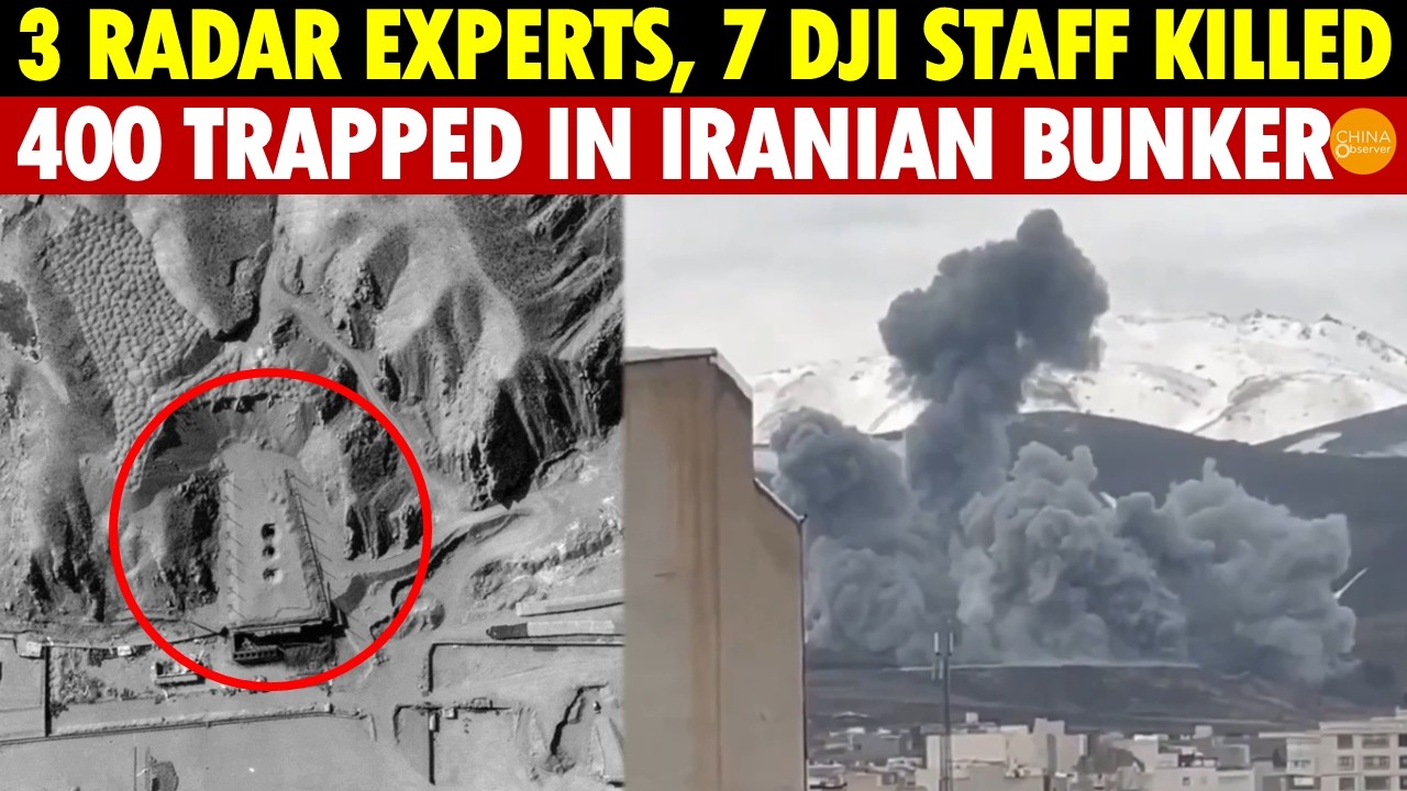 Breaking! 3 Radar Experts, 7 DJI Employees Killed in Iran—400 Chinese Techs Trapped in Bunker