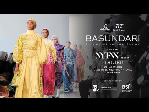 Ayu Dyah Andari x BT Batik Trusmi for NYFW 2023 Fashion Show - BASUNDARI: A LORE FROM THE SHORES