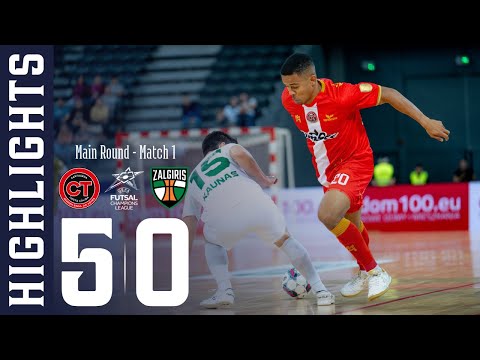 ▶️🏆🇪🇺 𝗛𝗜𝗚𝗛𝗟𝗜𝗚𝗧𝗛𝗦 | 𝐉𝐢𝐦𝐛𝐞𝐞 𝐂𝐚𝐫𝐭𝐚𝐠𝐞𝐧𝐚 𝐂𝐨𝐬𝐭𝐚 𝐂á𝐥𝐢𝐝𝐚 5️⃣-0️⃣ Zalgiris | UEFA Futsal Champions League