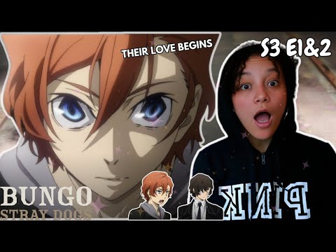 BABY DAZAI AND CHUUYA | Bungo Stray Dogs S3 Ep 1&2 Reaction