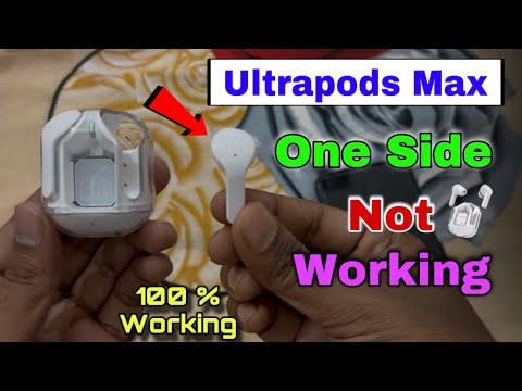 Ultra Pods Wireless Earbuds One Side Not Working | How To Reset Tws Bluetooth Earbuds