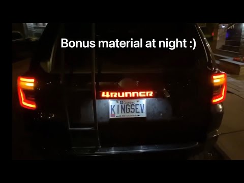 TailLights Brake lights Blacked Out Tinted Smoked 4Runner 5Th Gen Install Cartrimhome  (LEGAL)