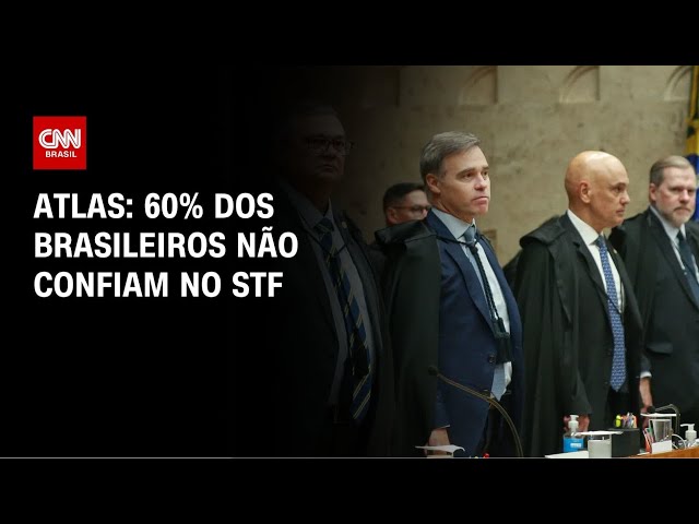 Pesquisa Atlas: 60% dos brasileiros não confiam no STF | HORA H