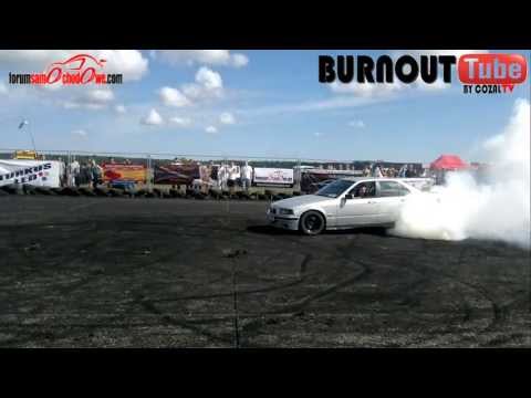 Palenie gumy BMW E36 325 - XVI Ogólnopolski Zlot BW Toruń 2013 #10