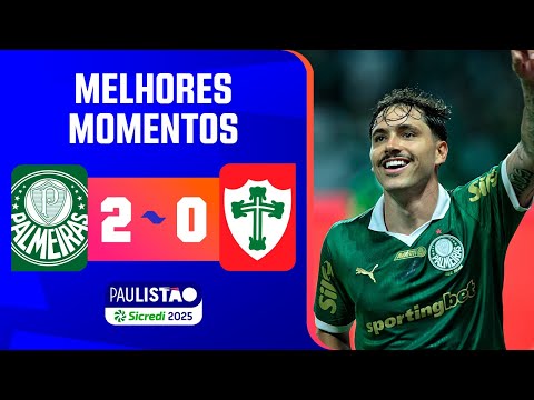 Gols e lances de Palmeiras x Portuguesa