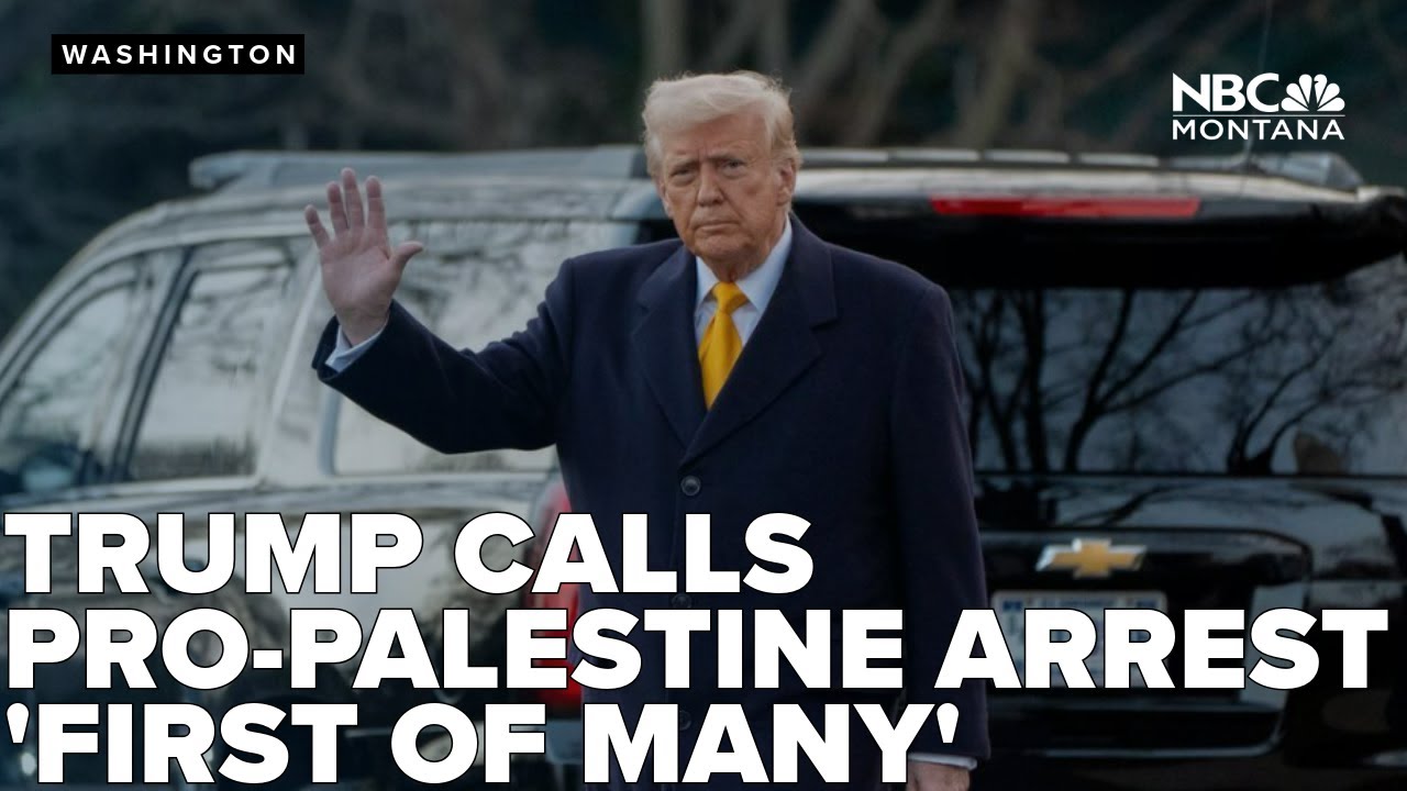 Trump says arrest of leader of anti-Israel Columbia protests is 'first of many'