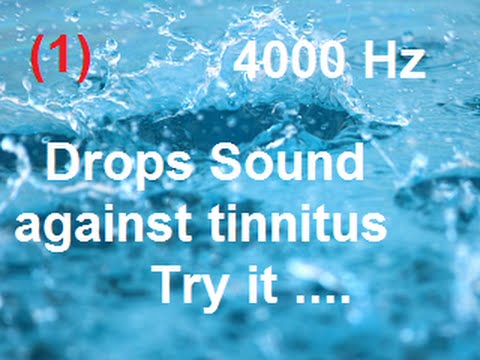 10 minutes Drops at 4000 Hz modulation of 0,15 oct as sound therapy for tinnitus