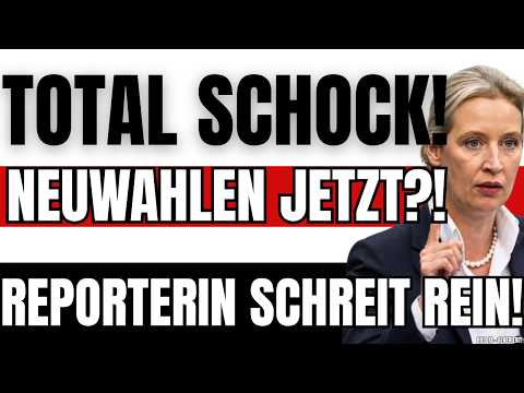 HAMMER! Weidel BESTÄTIGT JETZT NEUWAHLEN – plötzlich SCHREIT Merz-Reporterin REIN!