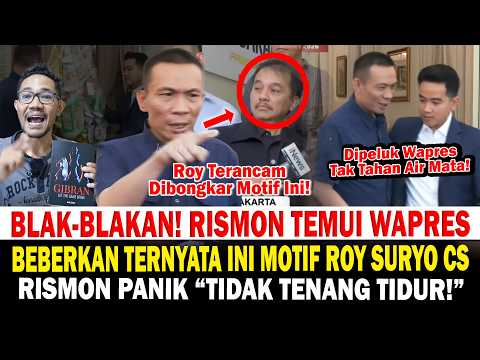 Blak-Blakan! Rismon Temui Wapres Gibran Beberkan Motif Roy Suryo cs, Ternyata!