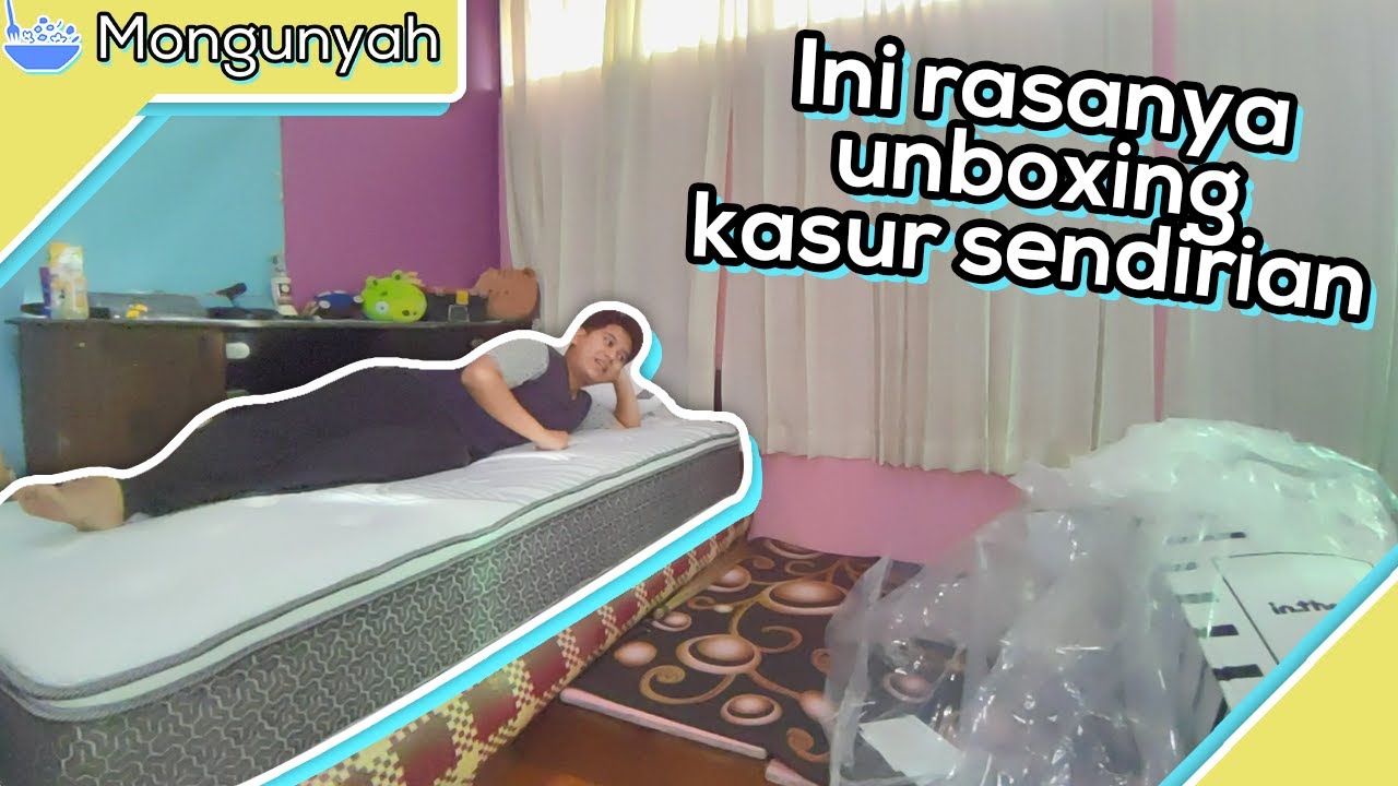 Cobain Kasur InTheBox X, enak apa biasa aja, Review Kasur In The Box X 90x200 | Mongunyah
