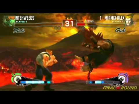 Intehweeds (Blanka) vs  Alex Navarro (Guile) RanBat 1.7 Top 8