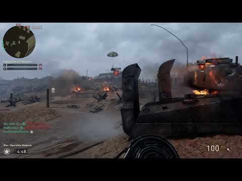 Operation Neptune War Mode Call of Duty WW2 - Omaha Beach